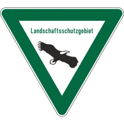 Schild Landschaftsschutzgebiet