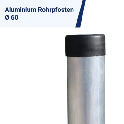 Rohrpfosten aus Aluminium Ø 60 mm