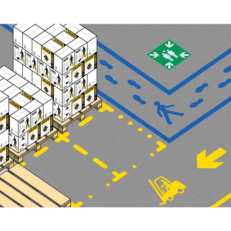 Schablonensatz KIT Stellplatz | im Lager angewandt