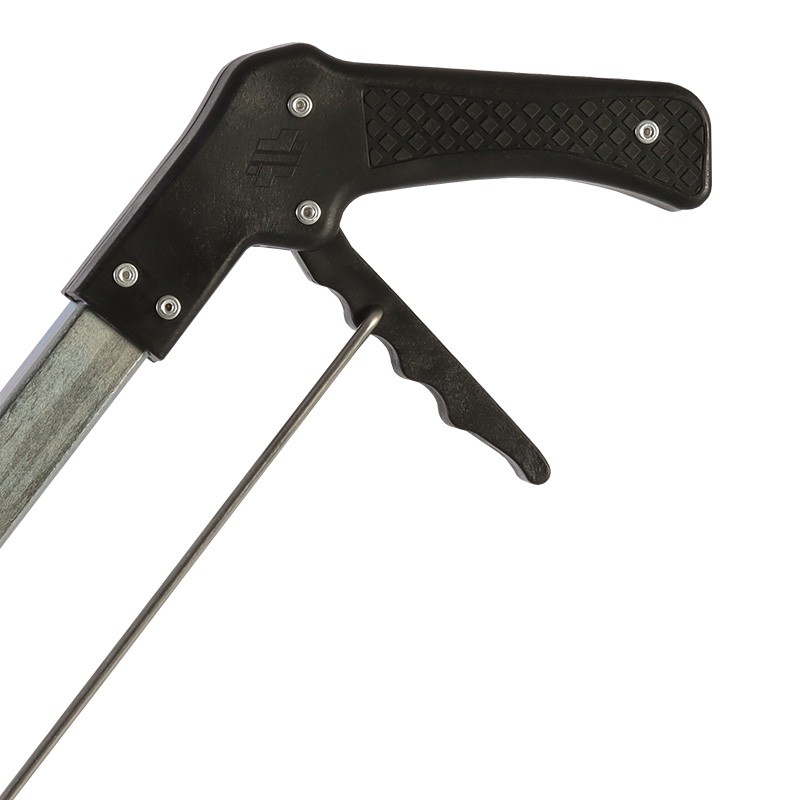 ergonomischer Handgriff zum Auslösen des Farbauftrags