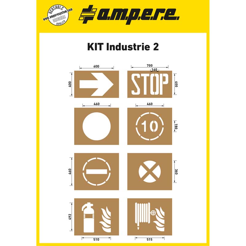 Schablonensatz KIT Industrie 2
