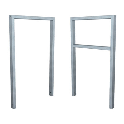 Fahrradanlehnbügel aus Stahlrohr 60 x 40 mm