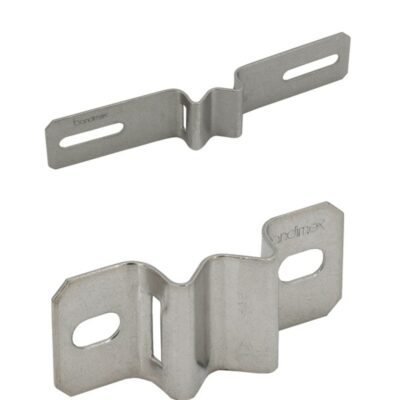 Bandimex Schilderhalter mit 9 mm Langlöchern